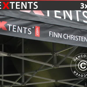 FleXtents®-Faltzelt Banner mit Aufdruck, 3x0,2m