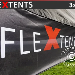FleXtents®-Faltzelt-Banner mit Aufdruck, 3x0,5m