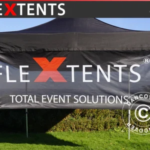FleXtents®-Faltzelt-Banner mit Aufdruck, 4x1m