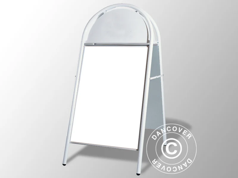 Kundenstopper, 68x140cm, Weiß - Imagen 2