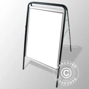 Kundenstopper, 58x92cm, Schwarz