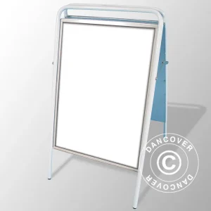 Kundenstopper, 68x114cm, Weiß