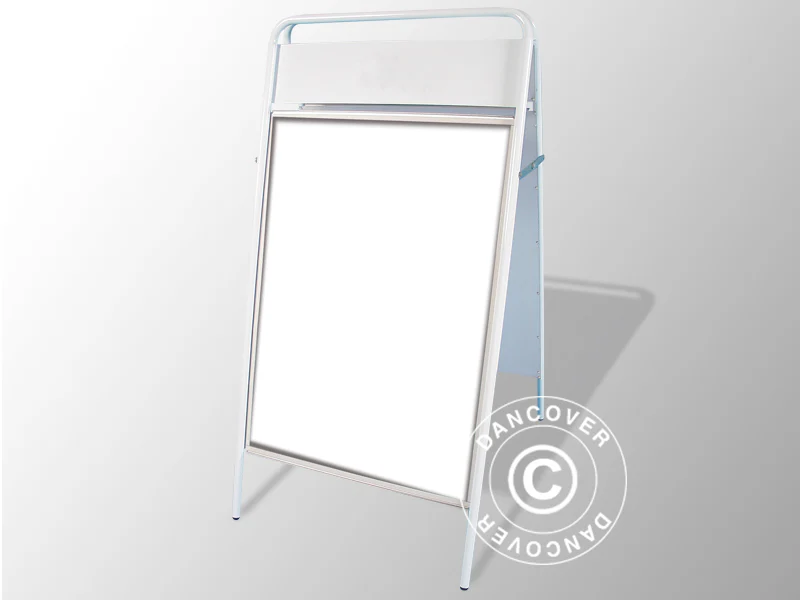 Kundenstopper, 58x111cm, Weiß - Imagen 2