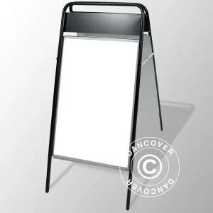 Kundenstopper, 58x111cm, Schwarz