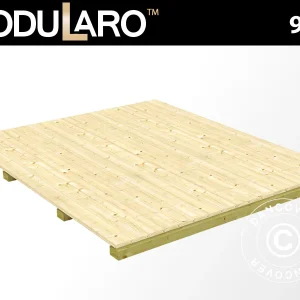 Holzboden für Modularo Holzschuppen, 9m², Naturbelassen