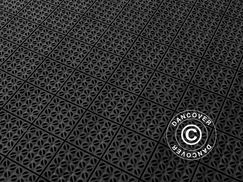 Kunstoffboden, Basic, Multiplate, Schwarz, 1,23 m² (4 Stk) - Imagen 2