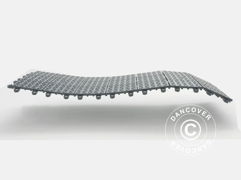 Kunstoffboden, Basic, Multiplate, Grau, 1,23 m² (4 Stk) - Imagen 6