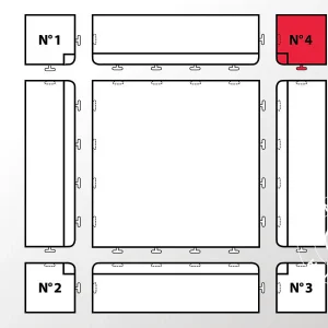 Eckteil 4, Anthrazit