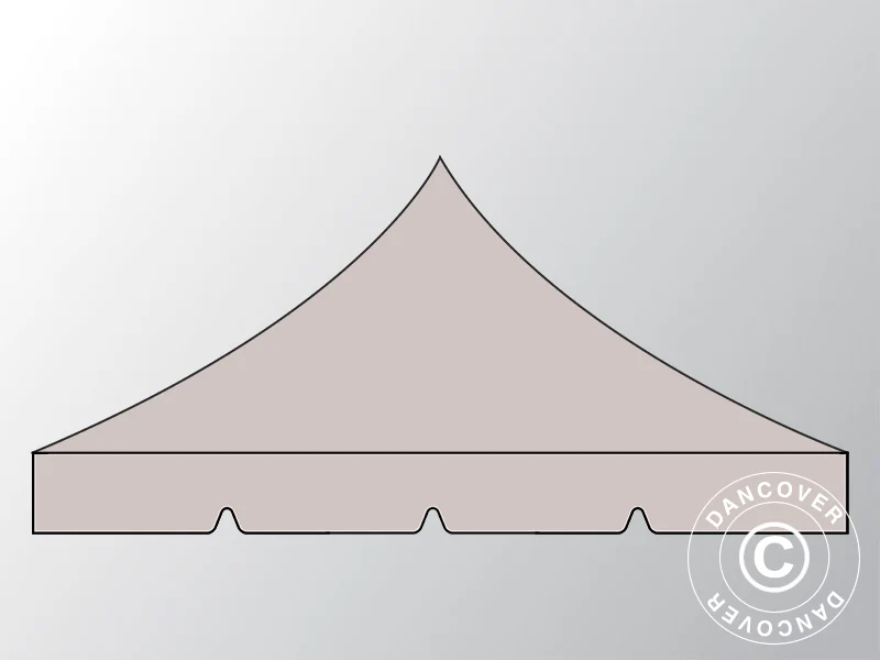 Dachplane "Peaked" für Faltzelt FleXtents 3x3m, Latte