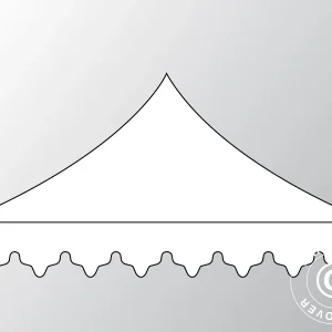 Dachplane "Morocco" für Faltzelt FleXtents 3x3m, Weiß
