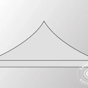 Dachplane für Faltzelt FleXtents 3x6m, Silber