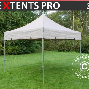 Faltzelt FleXtents PRO "Peaked" 3x3m Latte