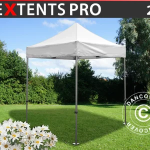 Faltzelt FleXtents PRO 2x2m Weiß