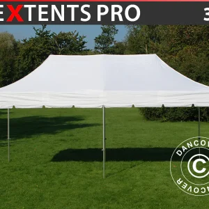 Faltzelt FleXtents PRO "Peaked" 3x6m Weiß