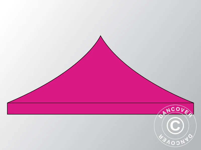 Dachplane für Faltzelt FleXtents 3x6m, Rosa