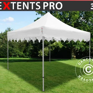 Faltzelt FleXtents PRO "Morocco" 3x3m Weiß