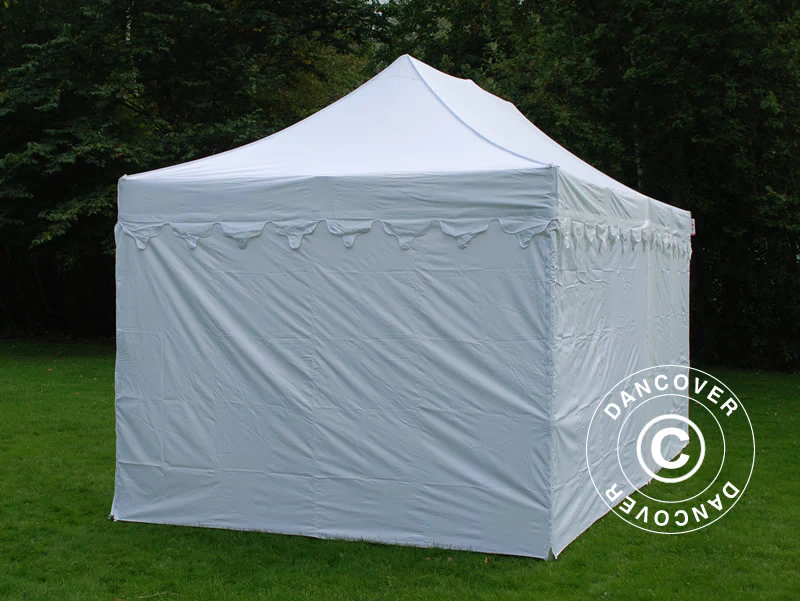 Faltzelt FleXtents PRO "Morocco" 3x6m Weiß, mit 6 Seitenwänden - Imagen 7