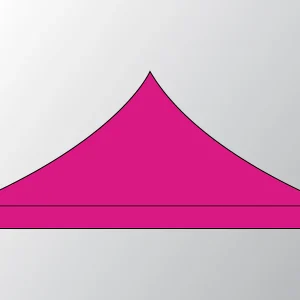 Dachplane für Faltzelt FleXtents 3x3m, Rosa