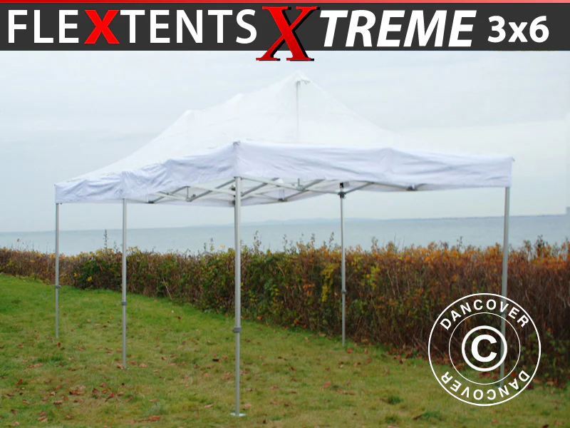 Faltzelt FleXtents Xtreme 50 3x6m Transparent - Imagen 2