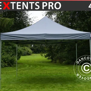 Faltzelt FleXtents PRO 4x4m Grau