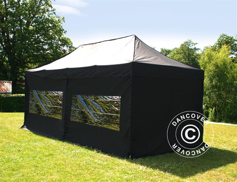Faltzelt FleXtents Xtreme 60 3x6m Schwarz, mit 6 Seitenwänden - Imagen 4