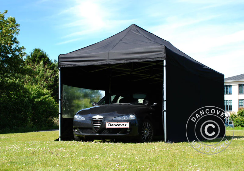 Faltzelt FleXtents Xtreme 60 3x6m Schwarz, mit 6 Seitenwänden - Imagen 5