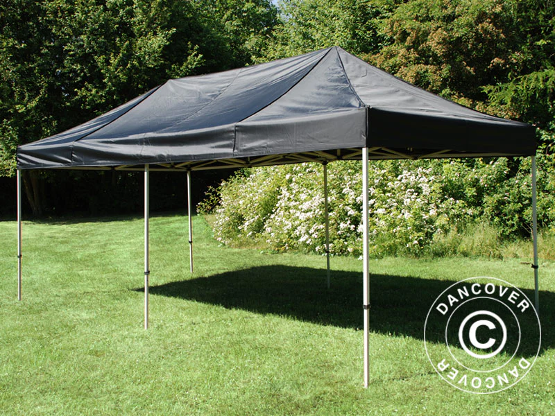 Faltzelt FleXtents Xtreme 60 3x6m Schwarz, mit 6 Seitenwänden - Imagen 9