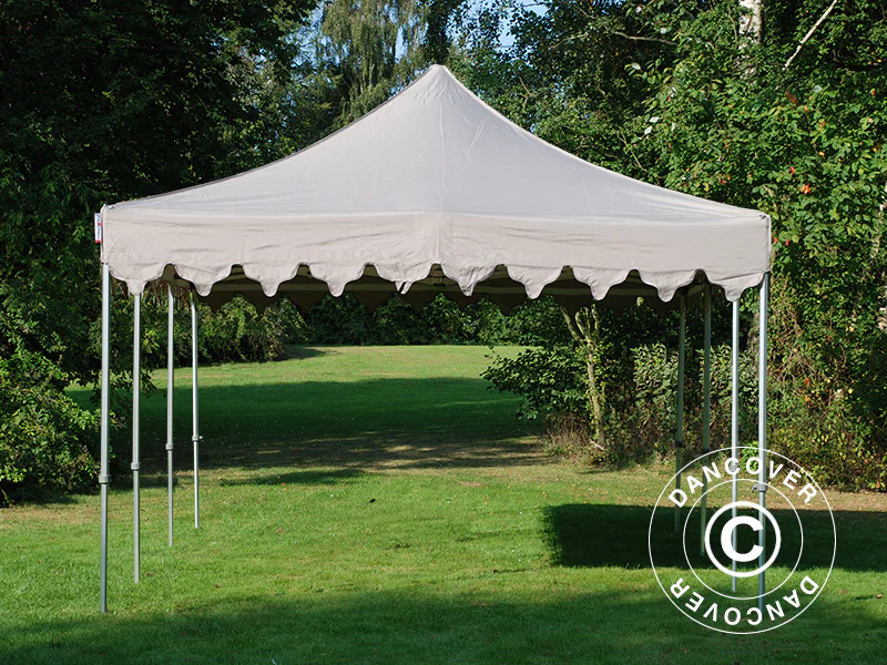 Faltzelt FleXtents PRO "Morocco" 4x6m Latte, mit 8 Seitenwänden - Imagen 8
