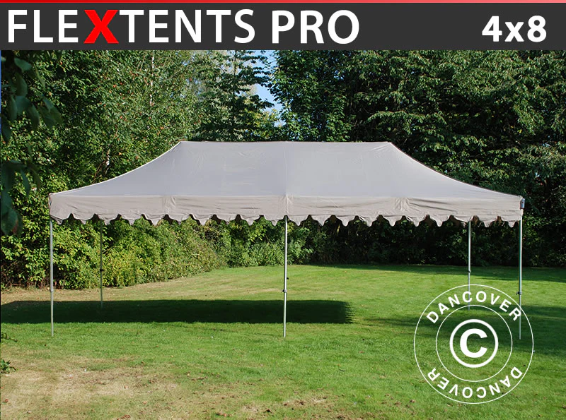 Faltzelt FleXtents PRO "Morocco" 4x8m Latte - Imagen 2