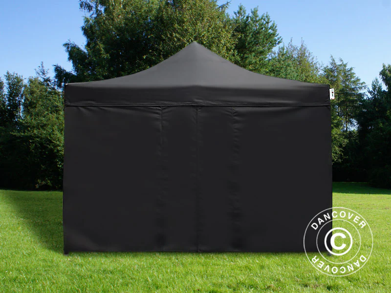 Faltzelt FleXtents Xtreme 60 4x4m Schwarz, mit 4 Seitenwänden - Imagen 4
