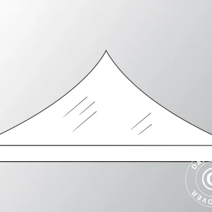 Dachplane für Faltzelt FleXtents PVC 4x6m, Transparent