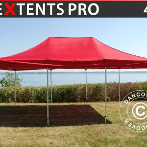 Faltzelt FleXtents PRO 4x6m Rot