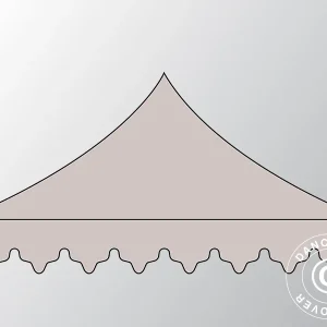 Dachplane "Morocco" für Faltzelt FleXtents 4x6m, Latte