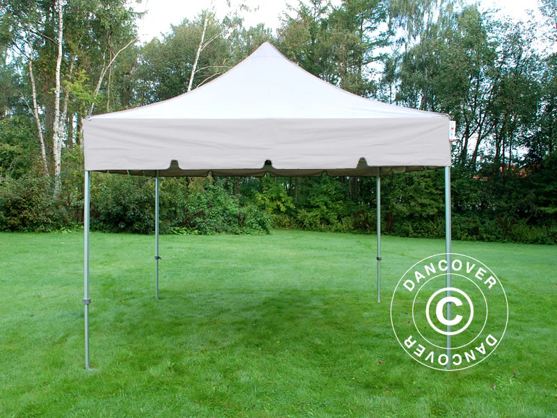 Faltzelt FleXtents PRO "Peaked" 4x4m Latte - Imagen 3