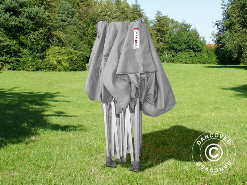 Faltzelt FleXtents PRO "Peaked" 4x4m Latte - Imagen 6