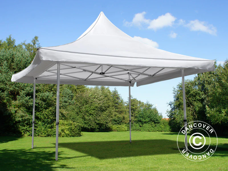 Faltzelt FleXtents Pagoda Xtreme 50 3x3m / (4x4m) Weiß - Imagen 4