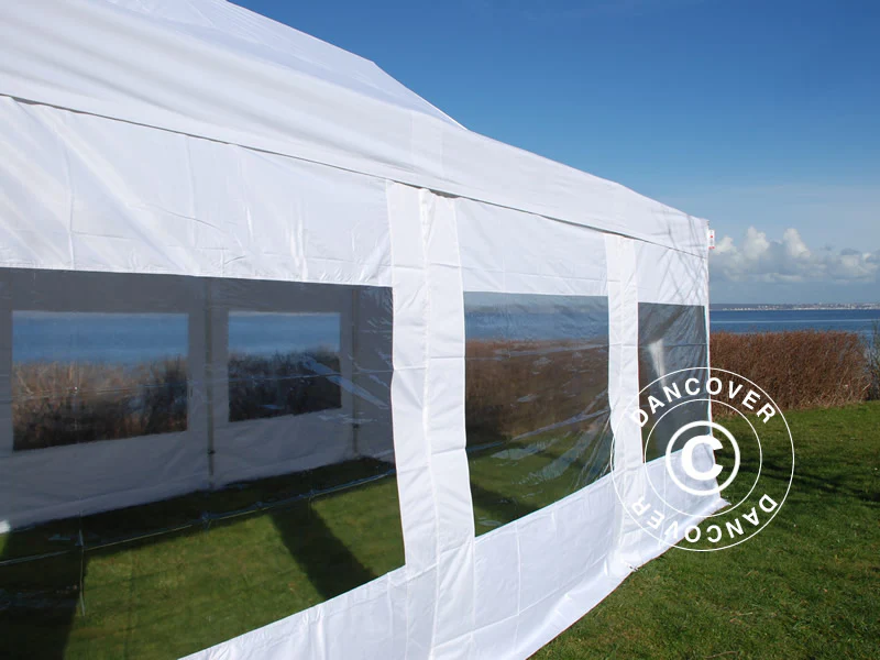 Faltzelt FleXtents Xtreme 50 4x6m Weiß, mit 8 Seitenwänden - Imagen 6