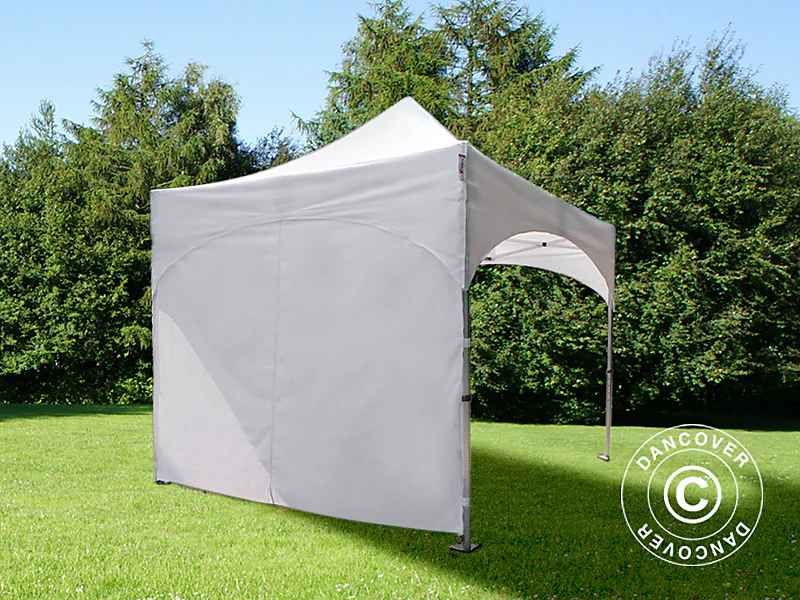 Faltzelt FleXtents PRO "Arched" 3x3m Weiss, mit 4 Seitenwänden - Imagen 3