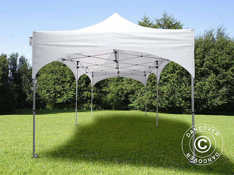 Faltzelt FleXtents PRO "Arched" 3x6m Weiss, mit 6 Seitenwänden - Imagen 6