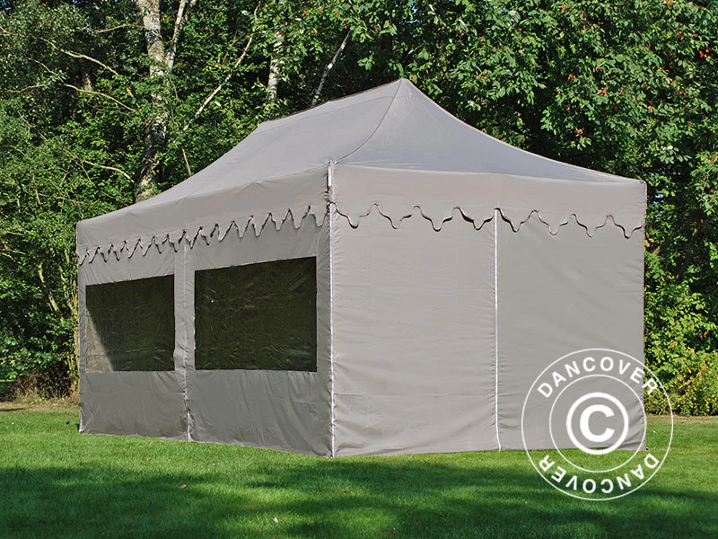 Faltzelt FleXtents PRO "Morocco" 3x6m Latte, mit 6 Seitenwänden - Imagen 5