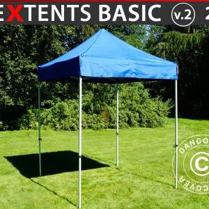 Faltzelt FleXtents Basic v.2, 2x2m Blau