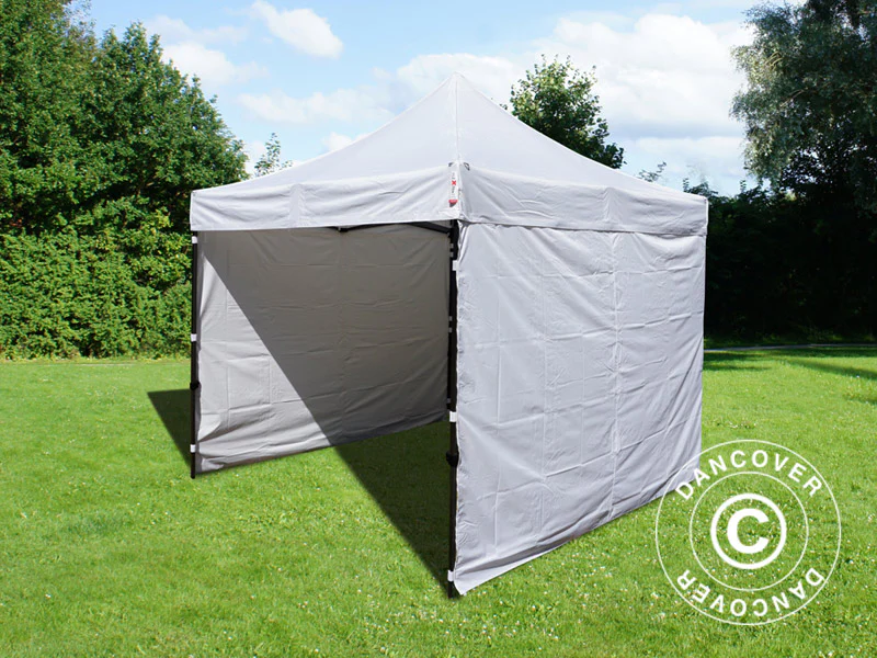 Faltzelt FleXtents Basic v.3, 3x3m Weiß, mit 4 Seitenwänden - Imagen 8
