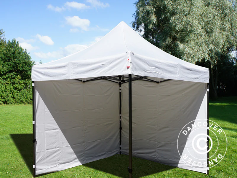 Faltzelt FleXtents Basic v.3, 3x3m Weiß, mit 4 Seitenwänden - Imagen 9