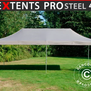 Faltzelt FleXtents PRO Steel 4x8m Latte
