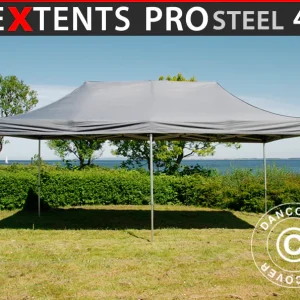 Faltzelt FleXtents PRO Steel 4x8m Grau