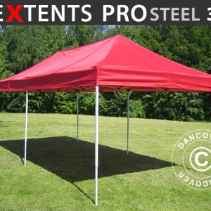 Faltzelt FleXtents PRO Steel 3x6m Rot