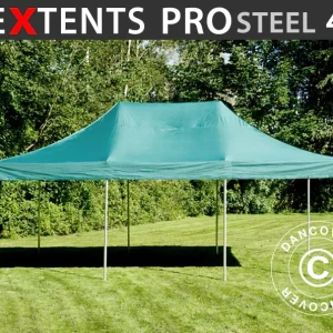 Faltzelt FleXtents PRO Steel 4x6m Grün