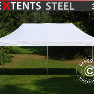 Faltzelt FleXtents Steel 3x6m Weiß
