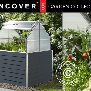 Mini-Gewächshaus 1,2x1,2x1,69m, 1,44m², Anthrazit