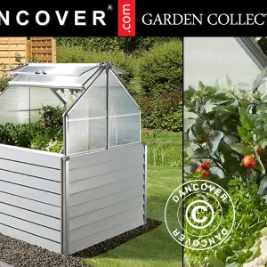 Mini-Gewächshaus 1,2x1,2x1,69m, 1,44m², Weiß